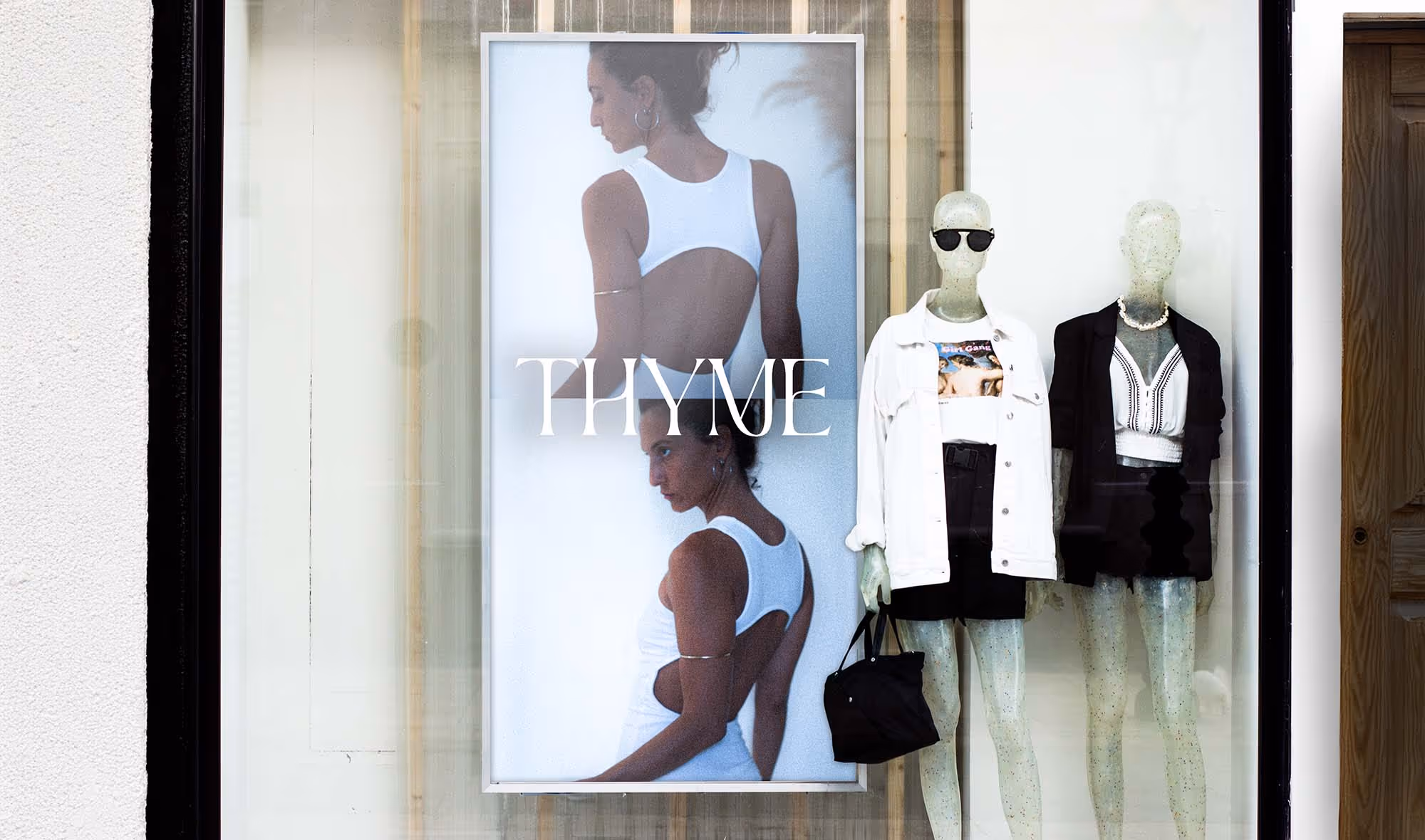 Mockup of a fashion campaign with a photo from our collection showcasing photography skils